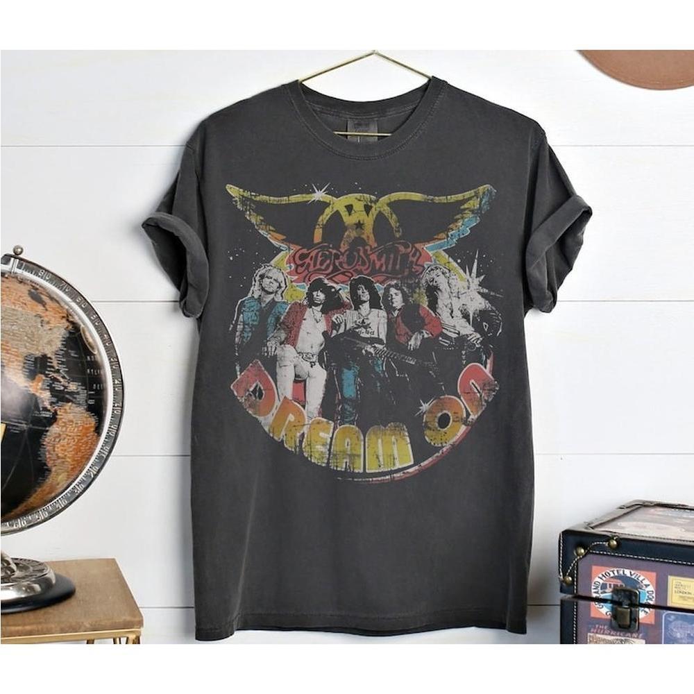 Aerosmith T-Shirt Aerosmith Dream On Vintage 90S Aerosmith Comfort Color Shirt